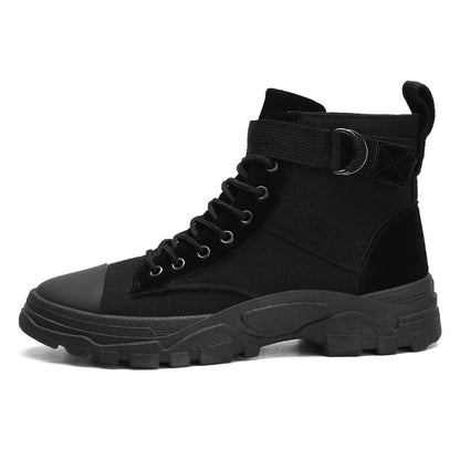 Men's High-Top Ankle Strap Sneakers