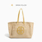 Designer Straw Tote Bag
