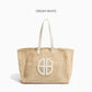 Designer Straw Tote Bag
