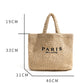 Luxury Woven Straw Tote Bag