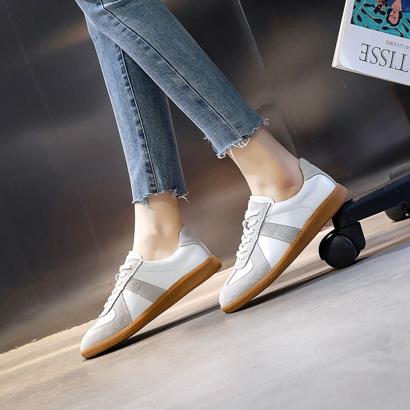 Women's Classic Suede Lace-Up Sneakers