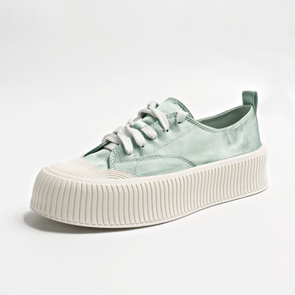 Women's Thick Bottom Silk Casual Sneakers