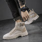 Men's High-Top Ankle Strap Sneakers