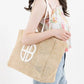 Designer Straw Tote Bag