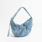 Retro Denim Cross Body Hobo Bag
