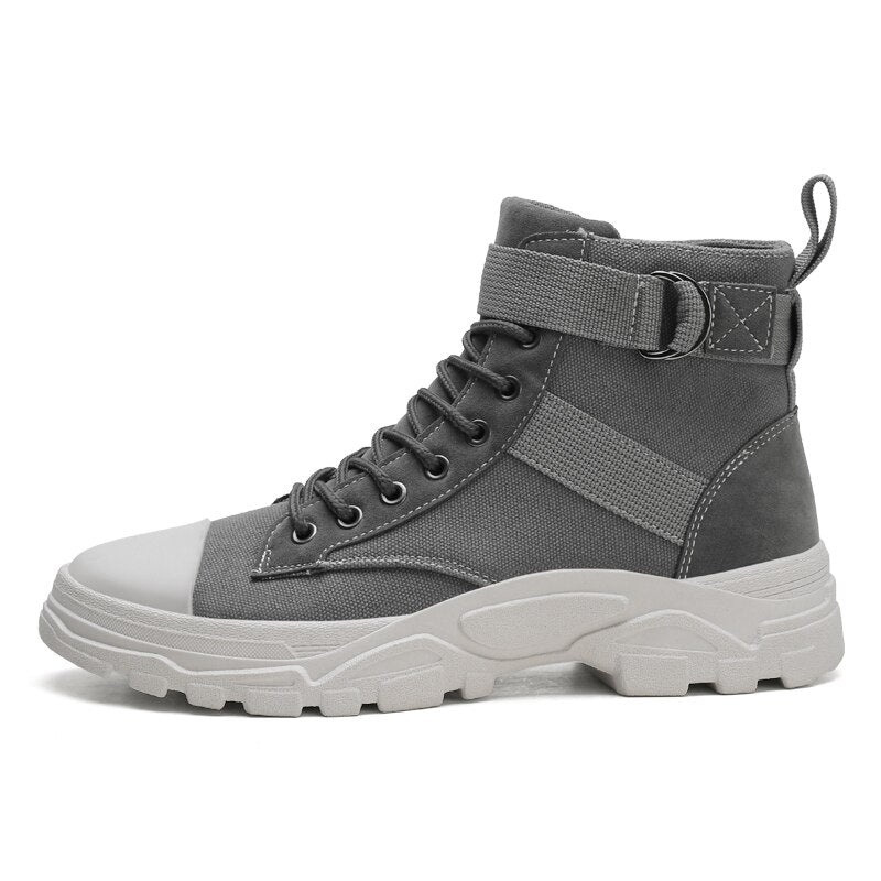 Men's High-Top Ankle Strap Sneakers