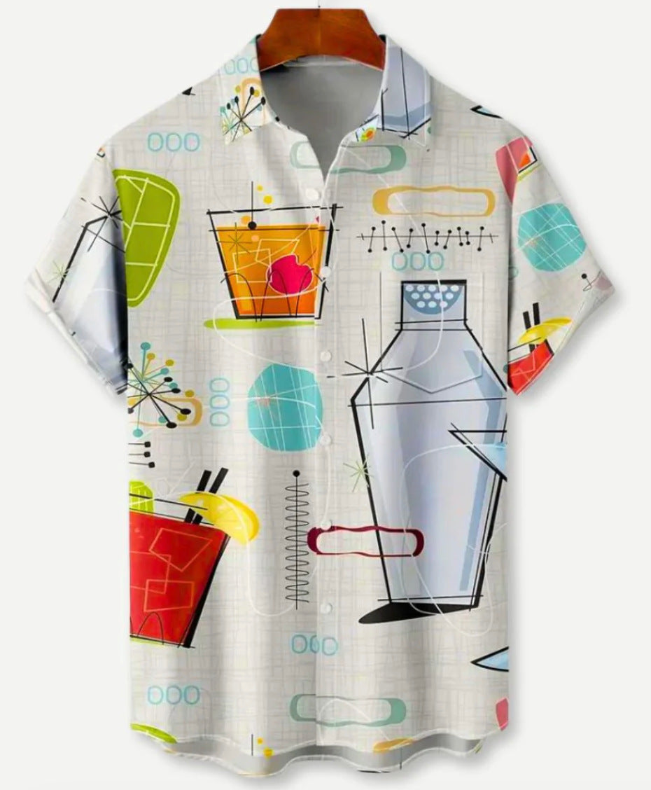 Hawaiian Printing Short Sleeve Shirt