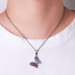 Enchanted Wings – Natural Stone Butterfly Pendant Necklace