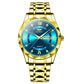 Aurum Crest – Blue Diamond Luxe Watch