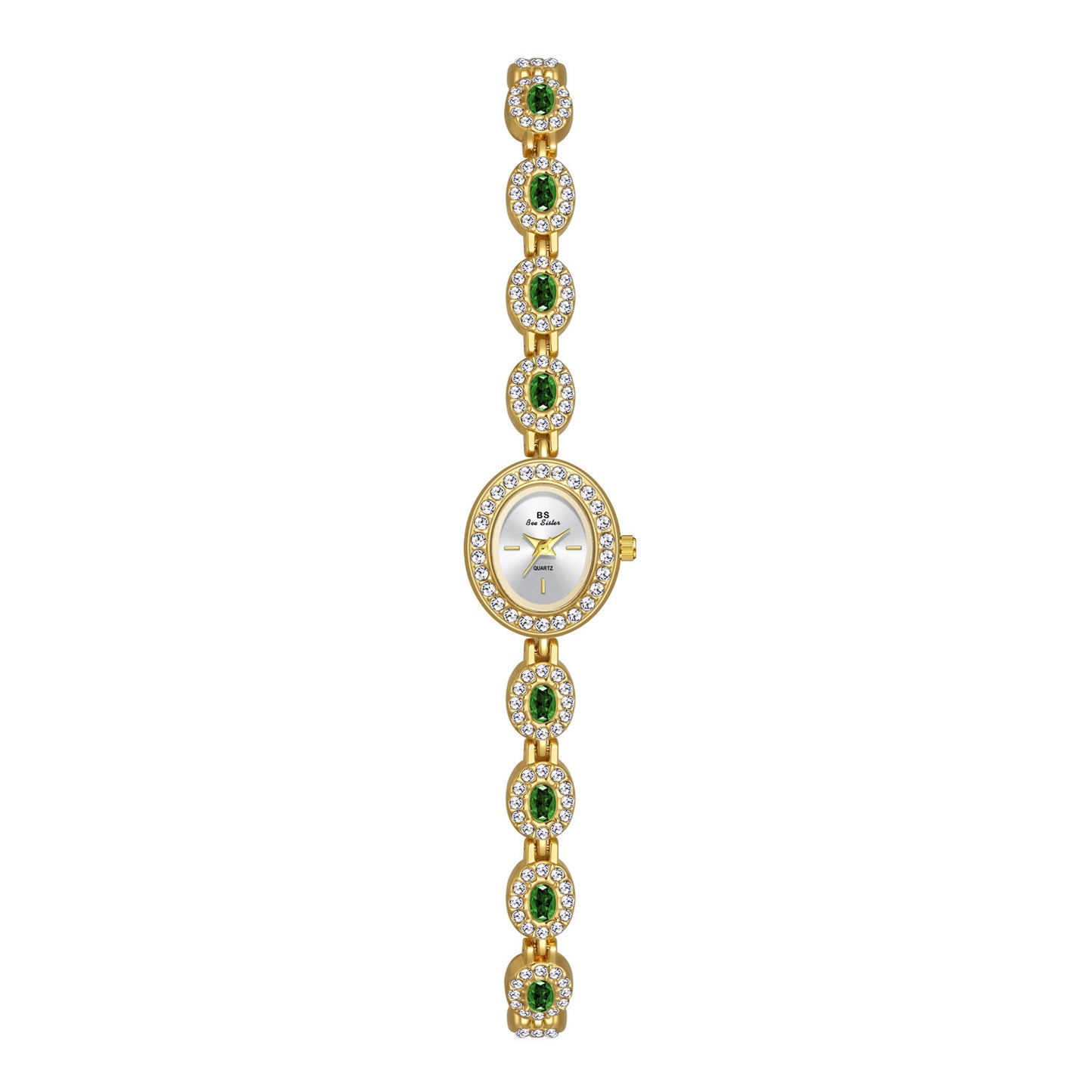 Fashion Colored Gems Luxury Watch