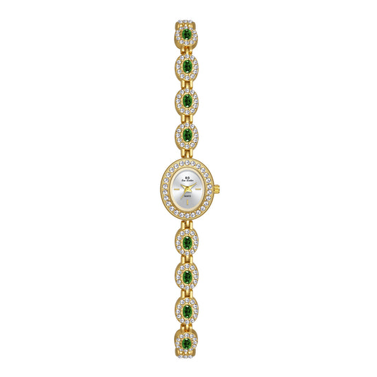 Fashion Colored Gems Luxury Watch