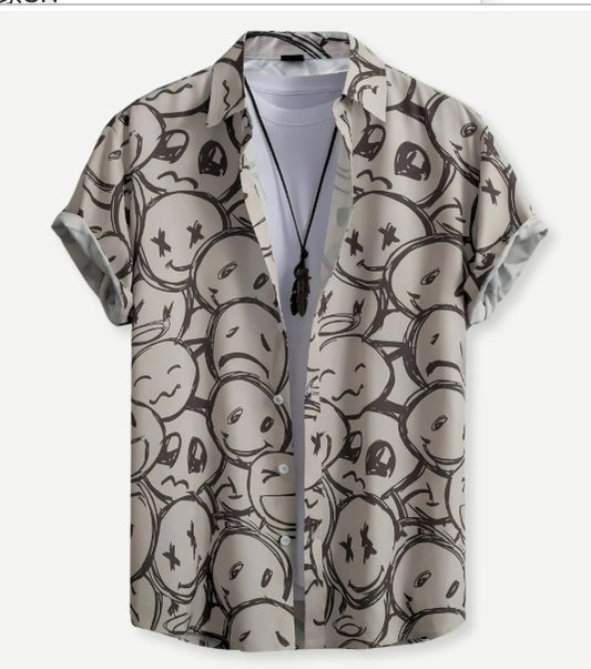 Hawaiian Printing Short Sleeve Shirt