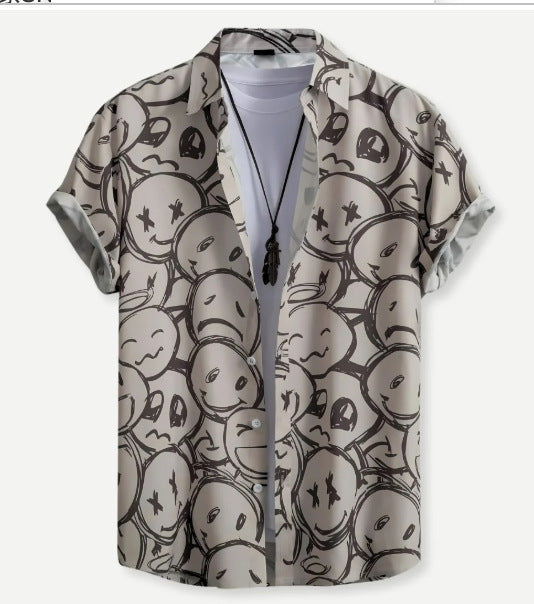 Hawaiian Printing Short Sleeve Shirt