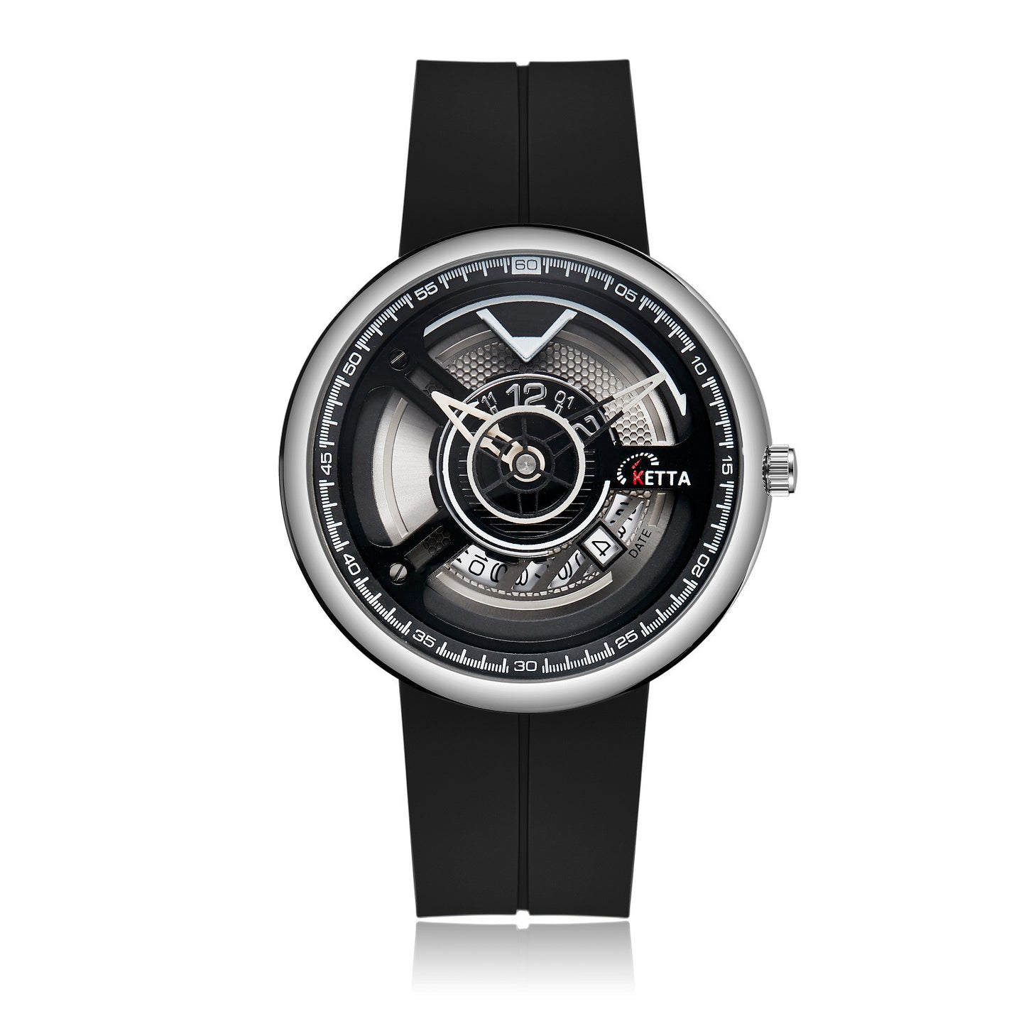 Etta Vision – Blue Silicone Mechanical Watch