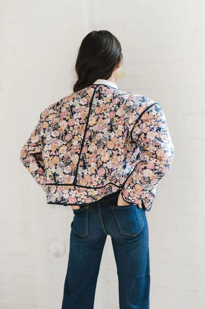 Women's Casual Printed Baggy Jacket