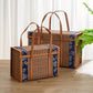 Hand-woven Bamboo Straw Bag For Women