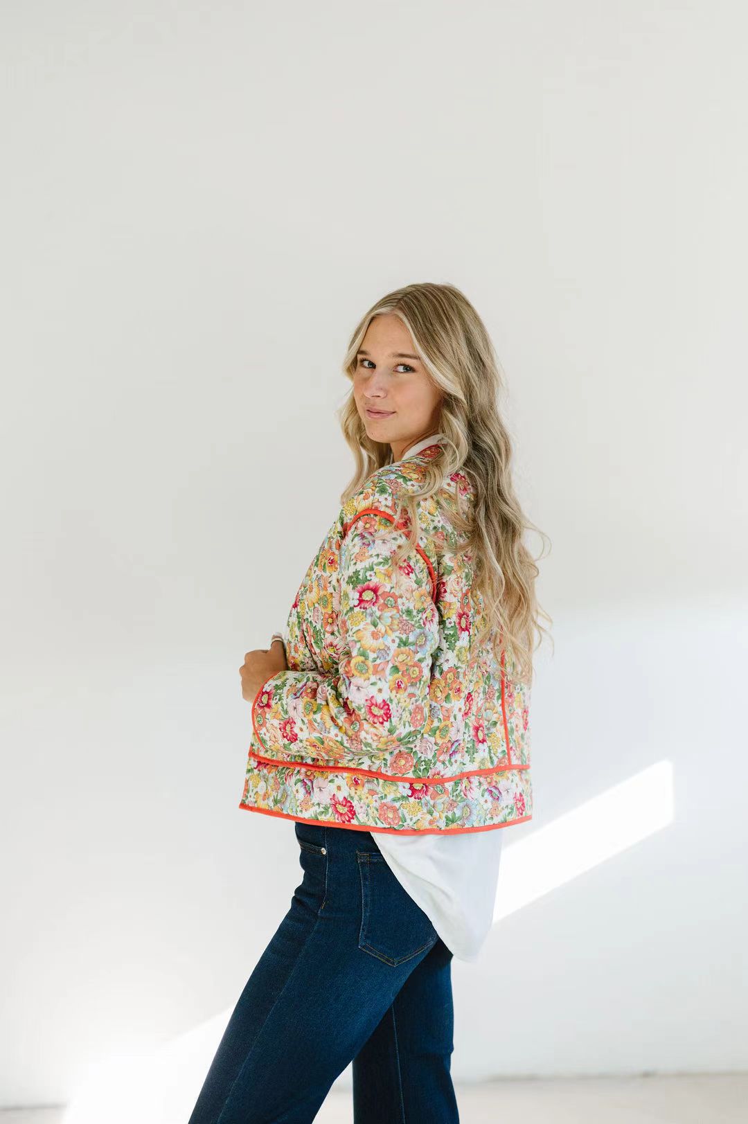 Women's Casual Printed Baggy Jacket