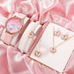 Blush Flutter – Butterfly Watch & Jewelry Set