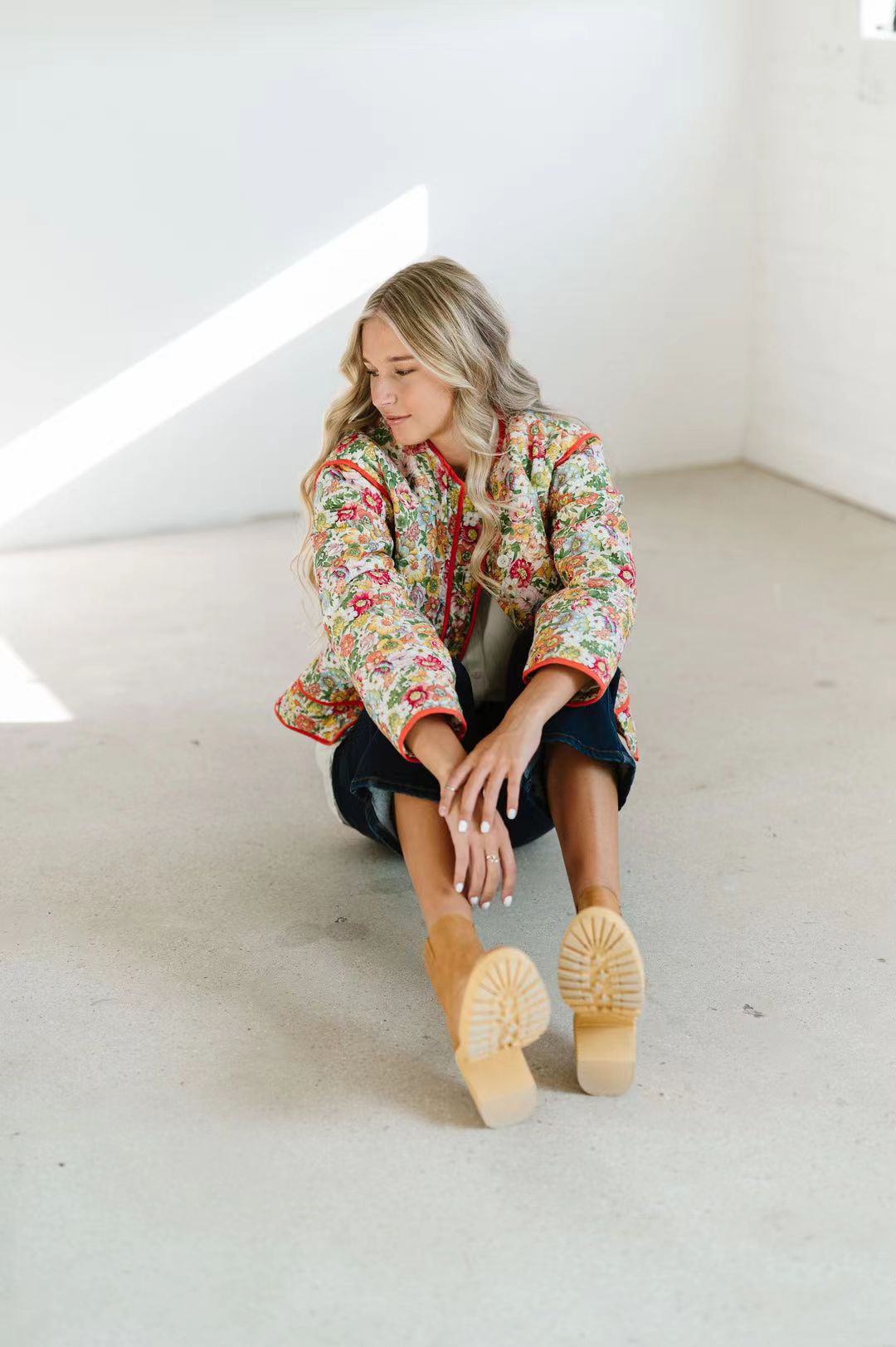 Women's Casual Printed Baggy Jacket