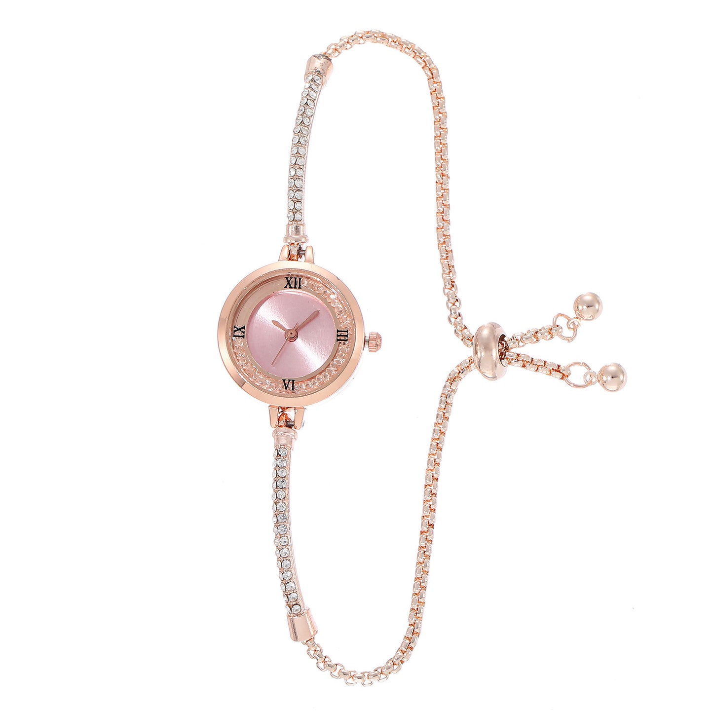 Rosé Luxe – Diamond Accent Quartz Watch