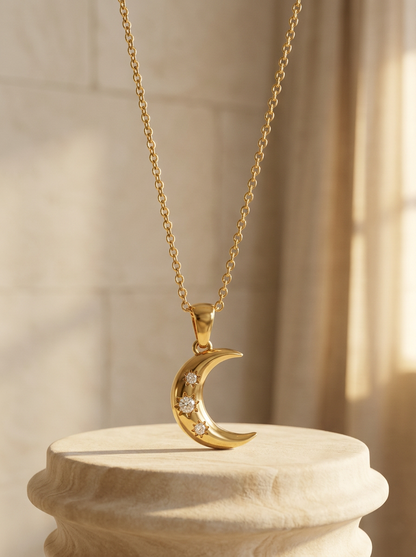 Luna Crescent Necklace