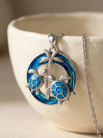 Tide Turtle Necklace