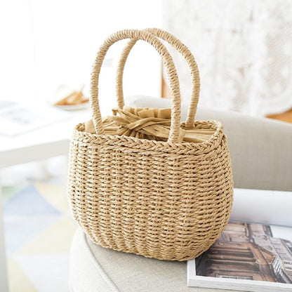 Drawstring Woven Bag - Eccentric You