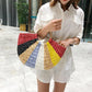 Rainbow Straw Beach Bag - Eccentric You