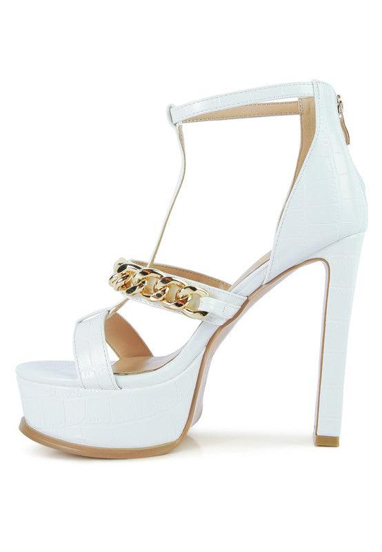Chunky Ankle Zip Up Sandals - Eccentric You
