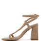 Braided Block Heel Sandals - Eccentric You