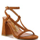 Braided Block Heel Sandals - Eccentric You