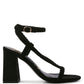 Braided Block Heel Sandals - Eccentric You