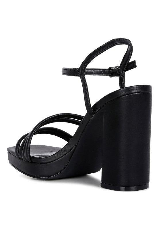 High Heel Platform Strappy Sandals - Eccentric You