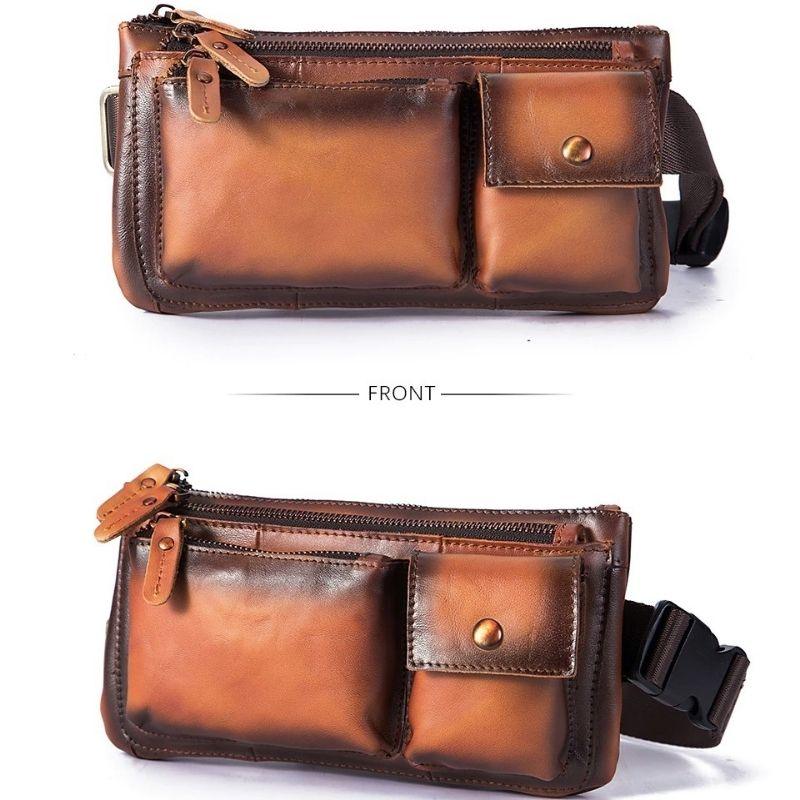 Retro Leather Sling Bag - Eccentric You