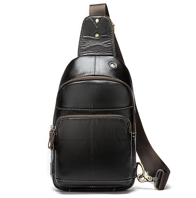 Matte Leather Chest Bag – Eccentric You
