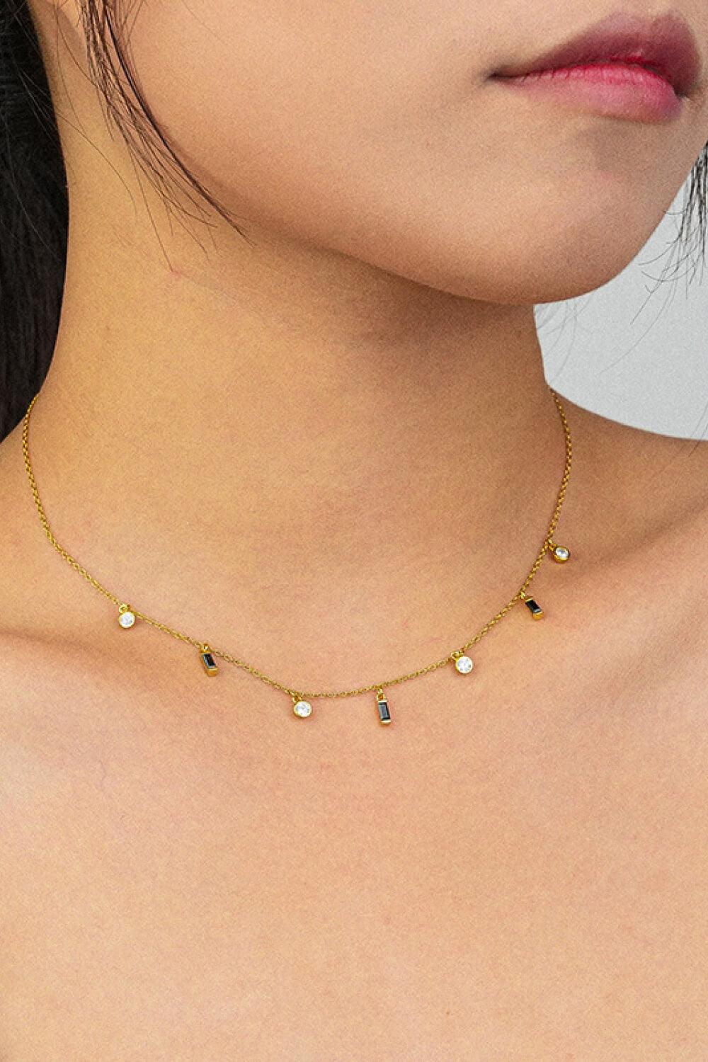 18K Gold Plated Multi-Charm Chain Necklace - Eccentric You