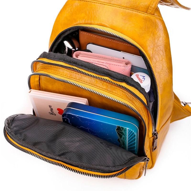 Eccentric PU Leather Backpack - Eccentric You