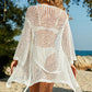 Tie-Waist Openwork Crochet Cover Up - Eccentric You