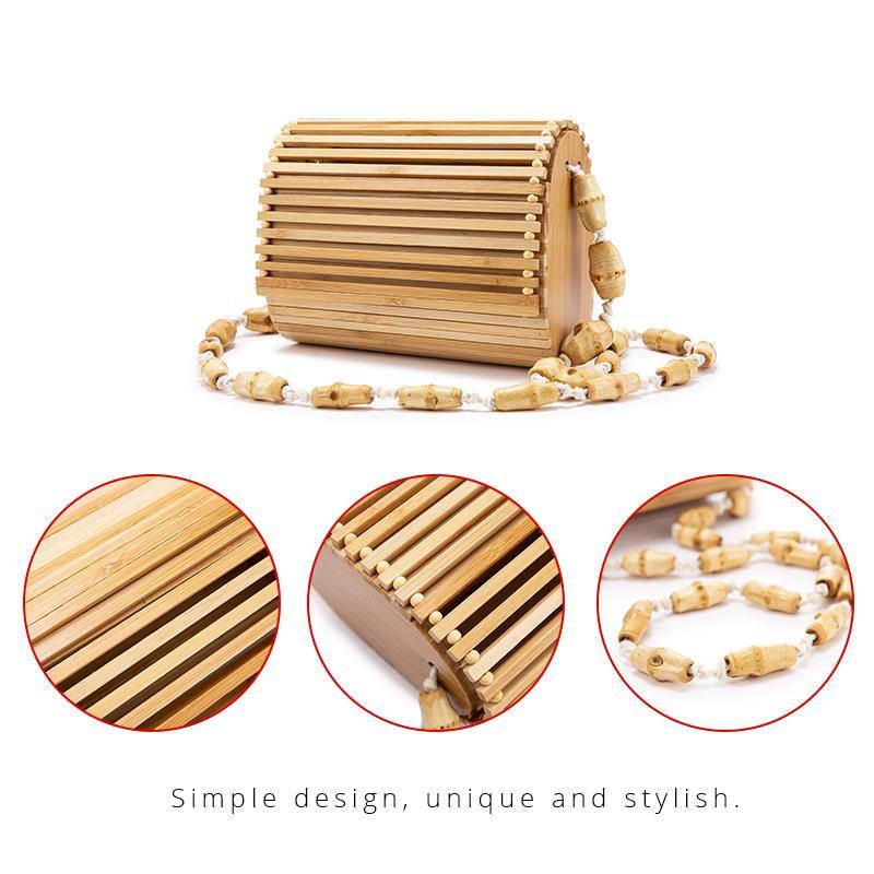 Bamboo Flap Shoulder Bag - Eccentric You
