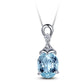 AQUAMARINE Silver Mermaid Necklace - Eccentric You