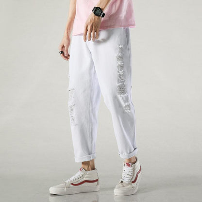 Distressed Denim Jeans - Eccentric You