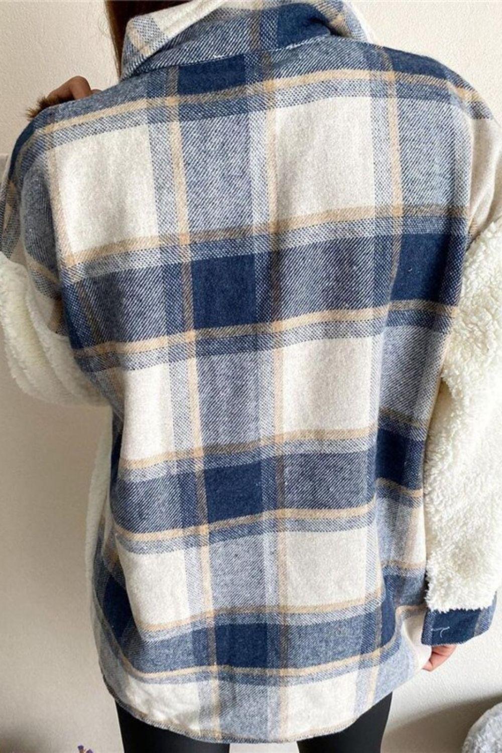 Plaid Oversized Casual Jacket - Eccentric You