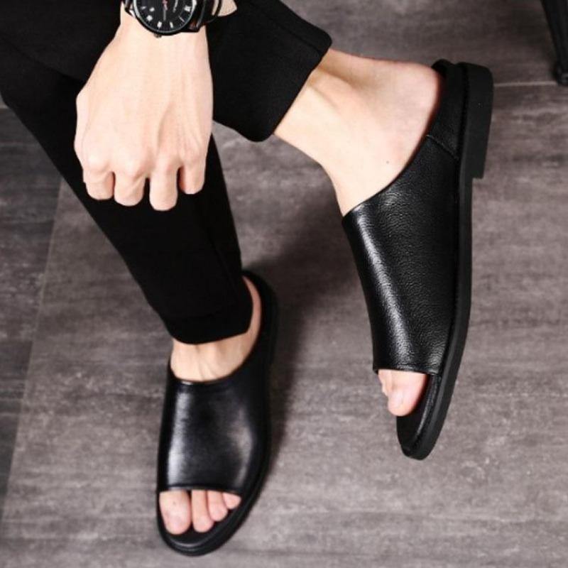 Casual Leather Slippers - Eccentric You