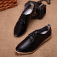 Flat Bottom Leather Loafer Sneakers - Eccentric You
