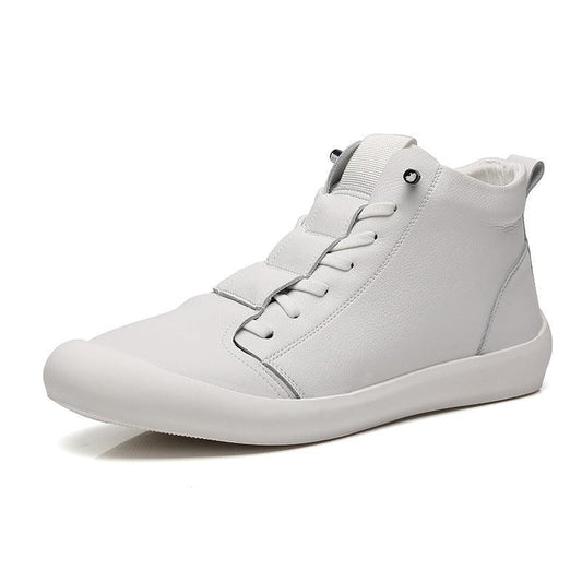 New Men's High-Top Leather Sneakers - Eccentric You