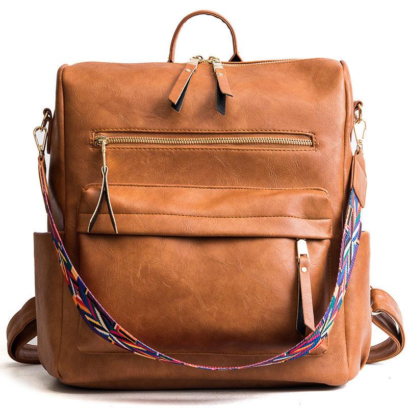 Vintage Vegan Leather Backpack - Eccentric You