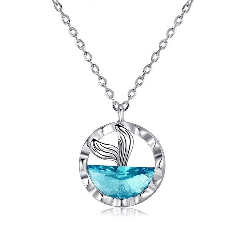 Ocean Blue Mermaid Necklace - Eccentric You