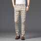 Classic Plaid Print Slim Pants - Eccentric You