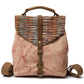 Retro Blush Canvas Backpack - Eccentric You
