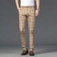 Classic Plaid Print Slim Pants - Eccentric You